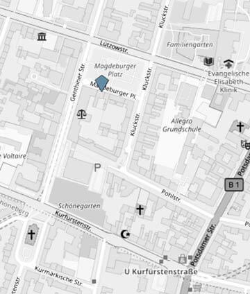 Karte FHF Rechtsanwälte und Notar - Map by OpenStreetMap